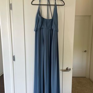 Blue Bridesmaid Dress